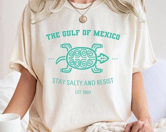 Subtle Political Shirt, Stay Salty Gulf of Mexico, Anti Trump Gulf Of Mexico Shirt, Resist Shirt,Democrat Shirt,liberal womens tee,FDT Shirt