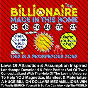 WIN MEGA MILLIONS / Become A Billionaire By Winning The Megamillions Jackpot / Win A Billion With This Law Of Attraction Money Spell Method