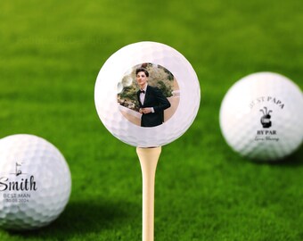 Visage personnalisé sur une balle de golf - Balle de golf personnalisée avec photo, Logo Balle de golf, Visage de balle de golf, Cadeau de golf, Cadeau personnalisé pour lui