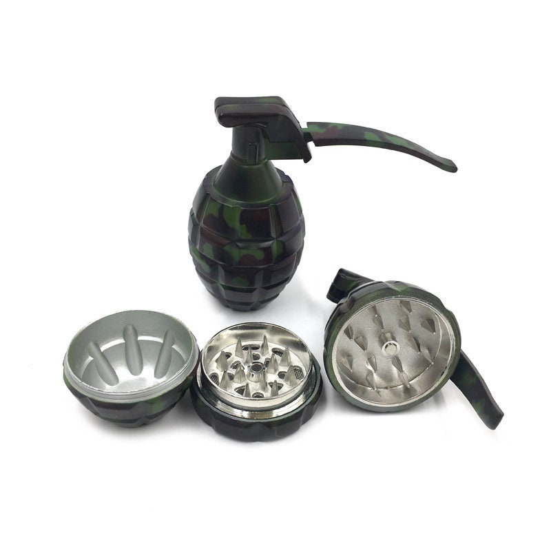 Grenade Weed Grinder 4 Layer Cannabis Crusher Gift for Stoner Etsy