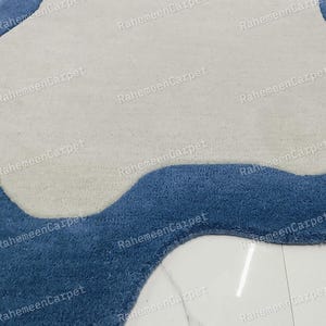 Hand Tufted Modern Rug Irregular Shape Rugs for Living room Bed room Kids room Decor Rug