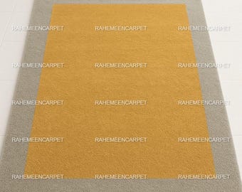 Hand-Tufted Wool Area Rug, Modern Abstract Design Rug
