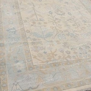 Tappeto Oushak pastello fatto a mano, annodato a mano, moderno, in lana, per soggiorno, camera da letto, sala da pranzo, tappeto per arredamento casa 6x8, 8x12, 9x12, 10x14, tappeto