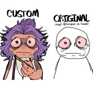 Personalized, Stylized Character Art Meme Commissions, Digital Custom | Create a funny scenario with your character in any format!