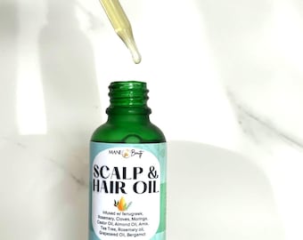 Ayurvedic Rosemary Hair Oil: Dry Scalp & Itch Relief, Healthy Growth,Beard Oil