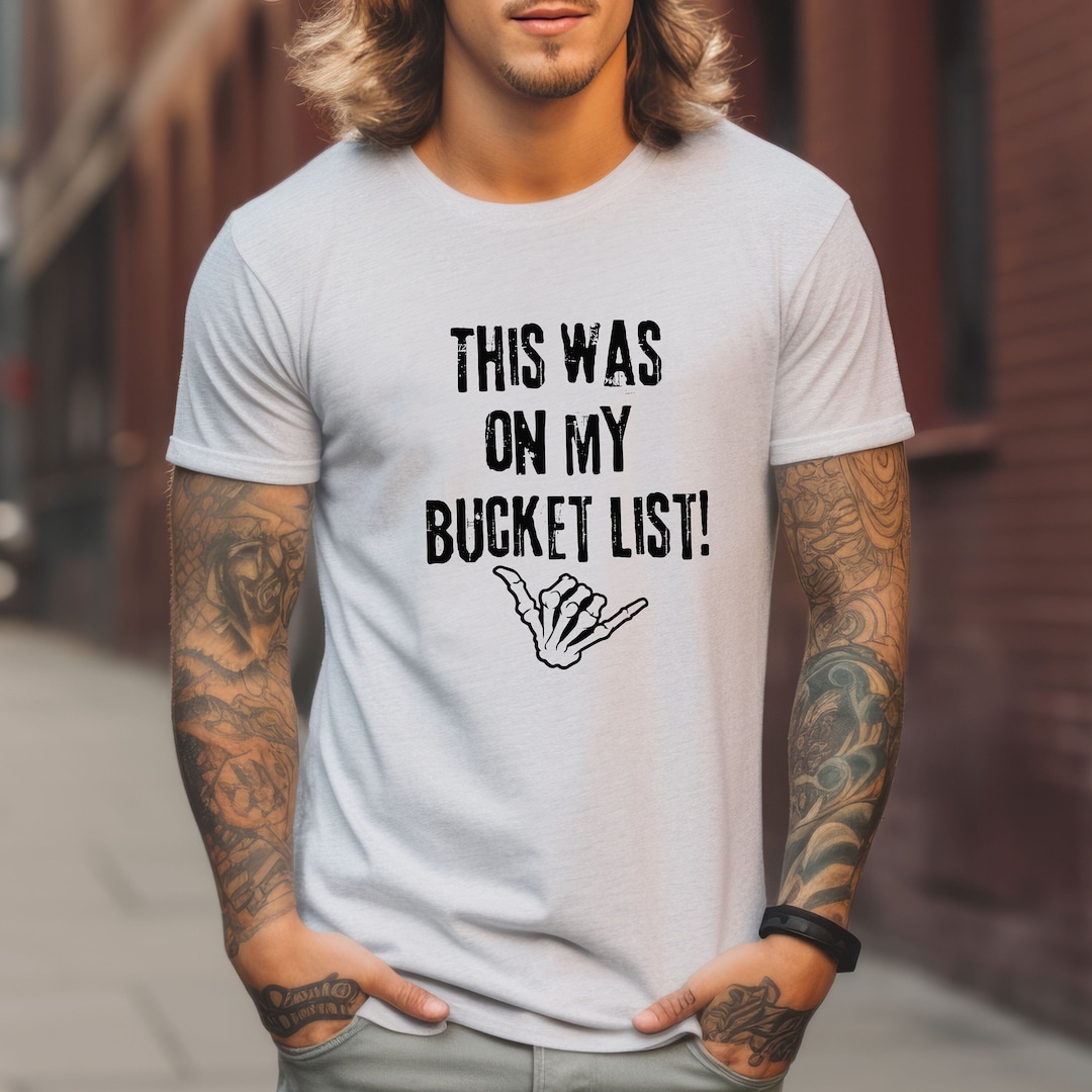 This Was on My Bucket List Shirt, Bucket List Travel Tshirt, Skydiving