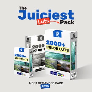 Mega Pack da 2000 LUT cinematografiche: colori di qualità hollywoodiana immediati in un clic! LUT cinematografiche, LUT Pack, LUT di Hollywood, correzione del colore, LUT