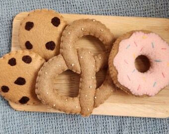 Felt Bakery Set- Blended Wool Felt Play Food