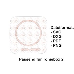 Tonibox 2 protective film cutting pattern, plotter file, SVG file, digital download, private use license