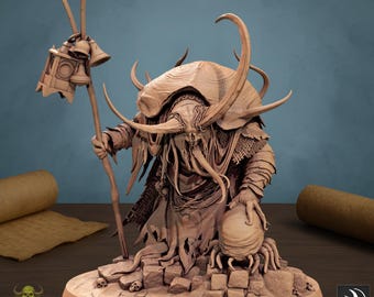 Harbinger of Rot | DnD Mini | Durable Resin 3D Print | High Detail TTRPG & Wargame Figurine