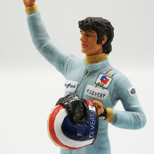François Cevert Figurе in Scale 1/43 1/24 1/18 1/12 1/8 For Tyrrell Minichamps Spark Brumm Quartzo Model Cars  Formula Driver Figurine