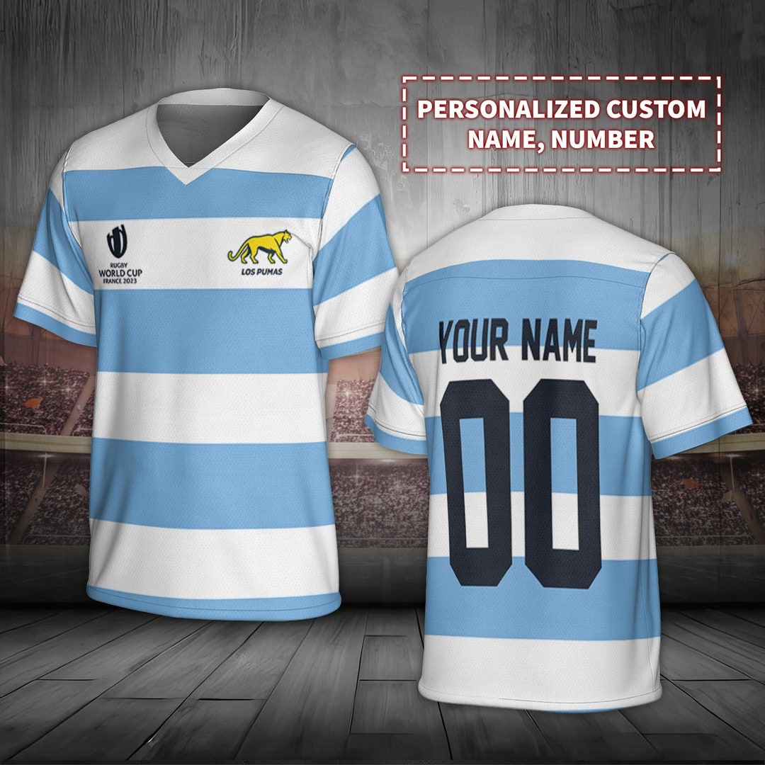 Argentina 2023 Rugby World Cup Jersey Argentina Rugby Jersey Etsy