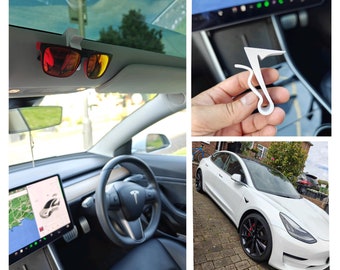 Tesla Model 3 Sunglasses Clip - Secure your favourite sunglasses so they are always scratch free - (2017-2020)