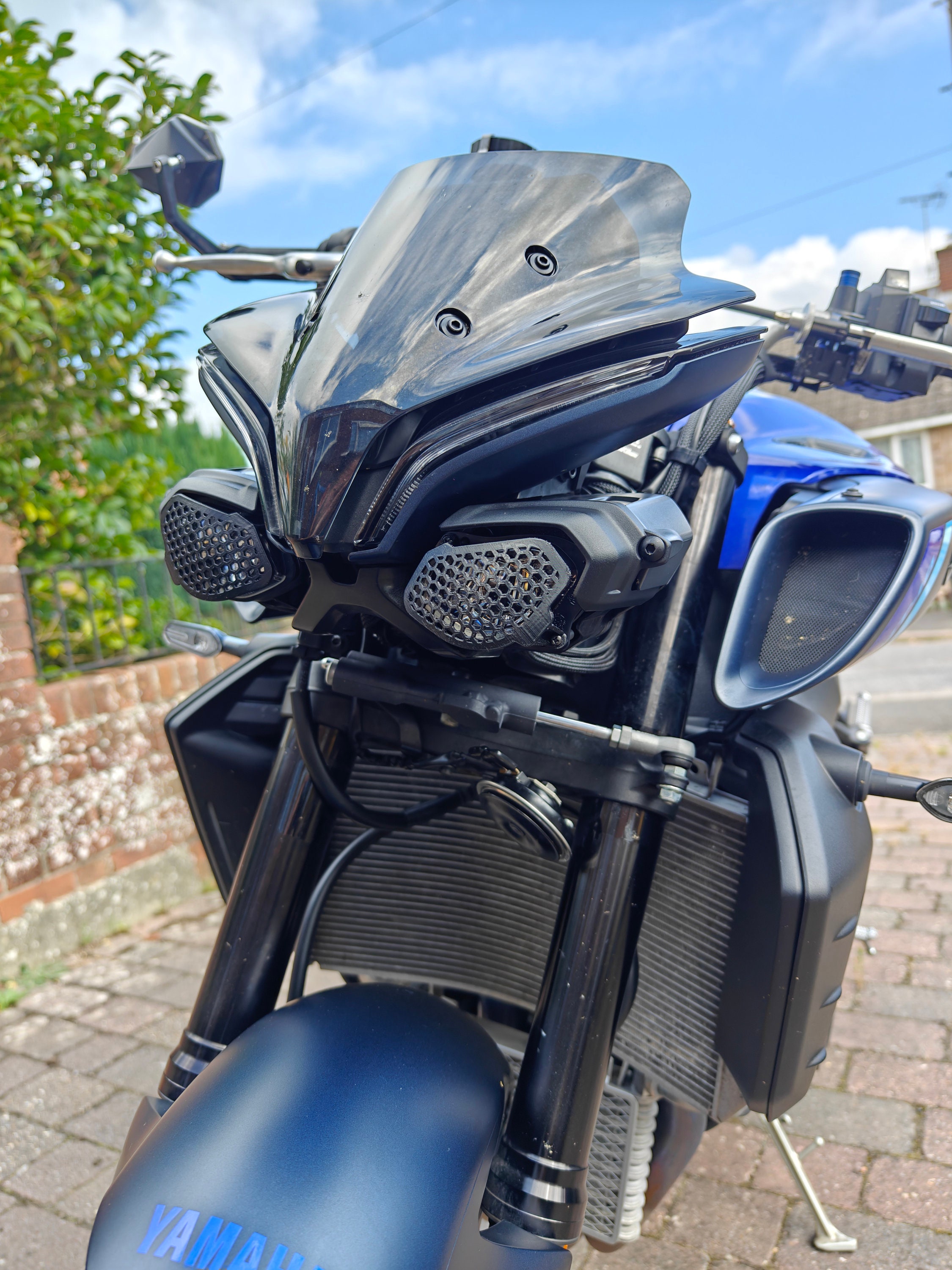 メンテナンス MT-10 HEX Headlight Protector - Yamaha MT-10 Gen 2 (2022+) - Etsy