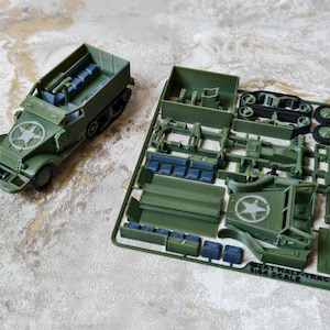 US Half-Track Bausatz, 3D gedruckte Bausatz Karte, ww2 Modelle, 3d gedruckte Modelle, Militär Modellbausatz, Konstrukteur, Bausatz, LKW