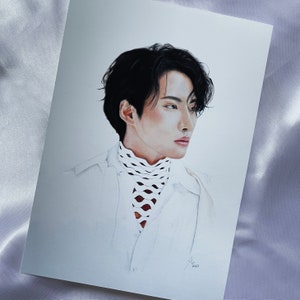 Ateez Seonghwa Prince Art Print A5 / A6 / Kpop