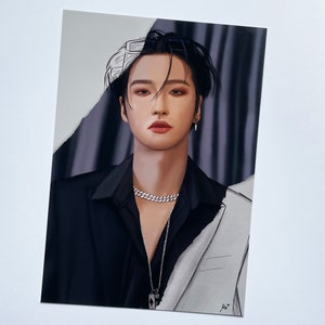Ateez Seonghwa Outlaw Art Print A5 / A6 / Kpop