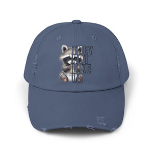 Leuke pet cartoon wasbeer, Happy Chibi Wild Cat, reserver wasberen, uniseks hoed voor dierenliefhebbers, leuke pet voor dieren in het wild noodlijdende pet,