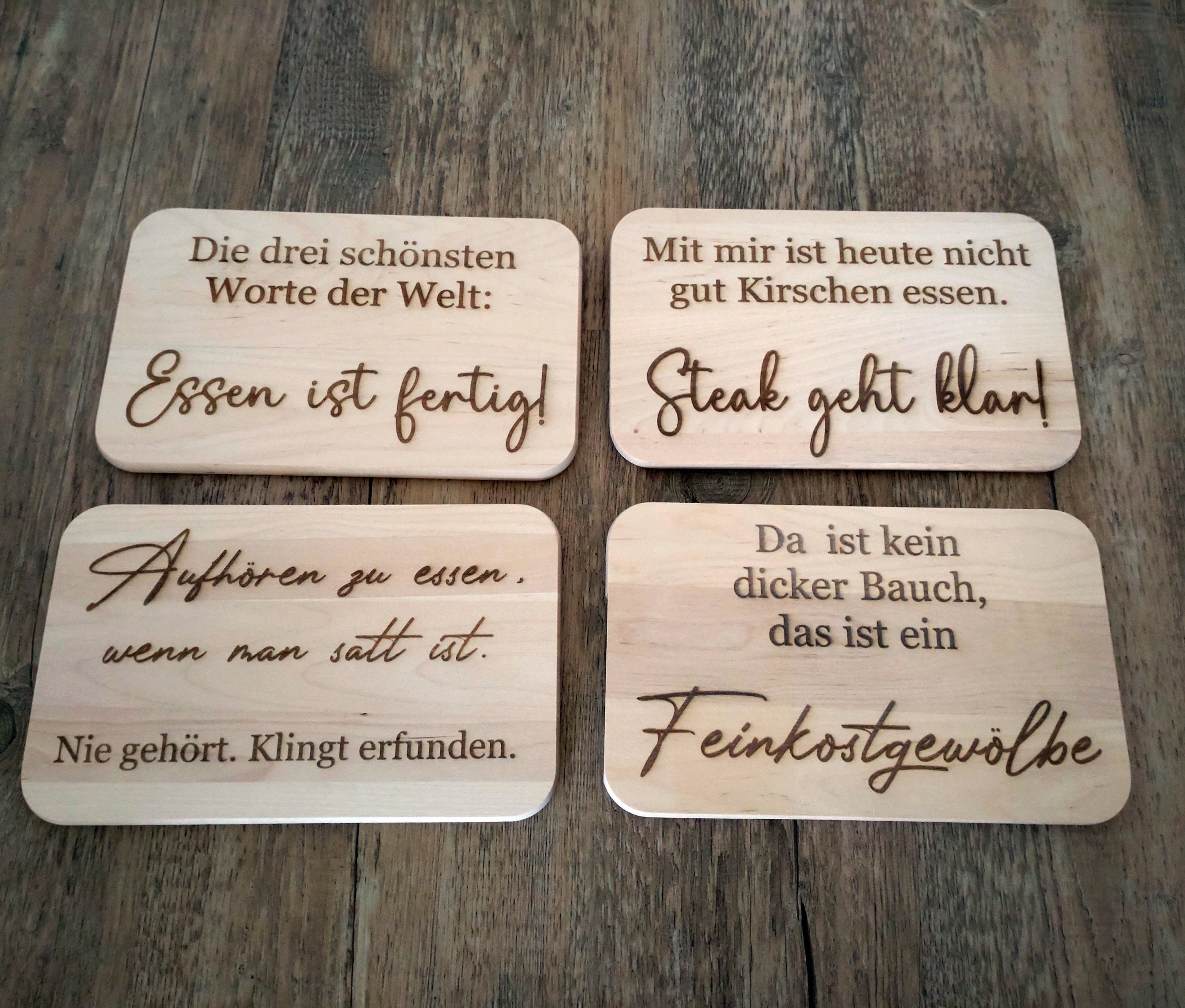 Frühstücksbrettchen Vesperbrett Schneidebrett mit Spruch Etsy.de