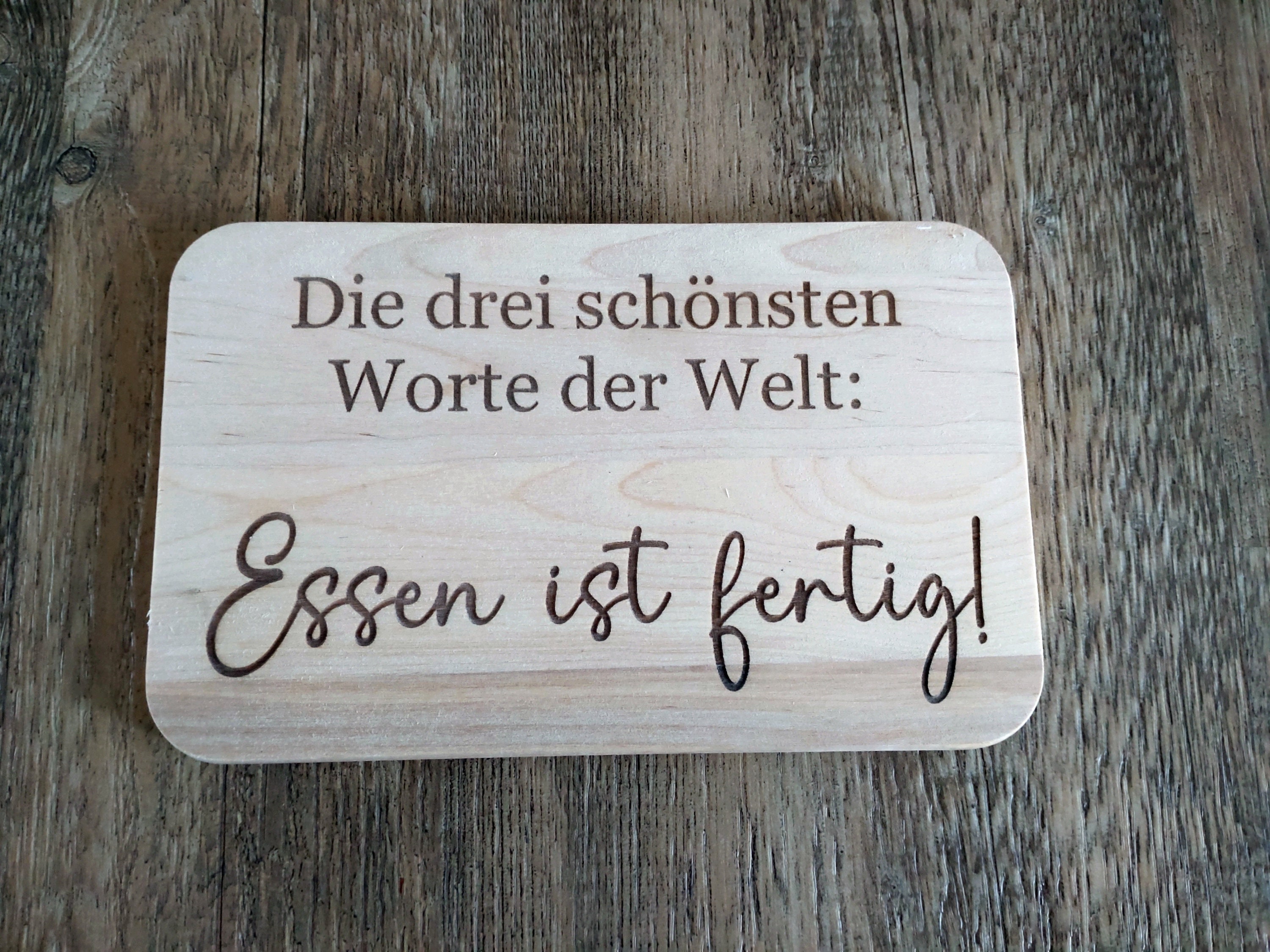 Frühstücksbrettchen Vesperbrett Schneidebrett mit Spruch Etsy.de