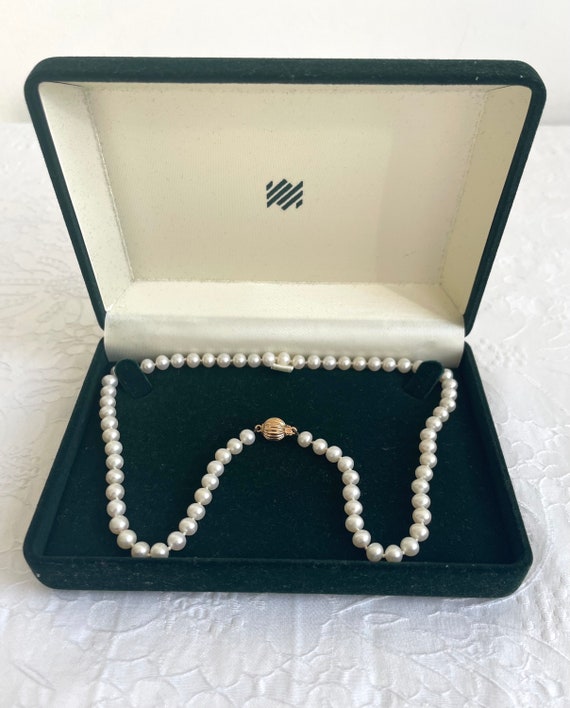 HUSH Harrie Pearl Chain Necklace, Silver at John Lewis & Partners