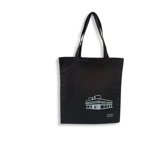 Architecture handmade tote bag Villa Savoy Le Corbusier image 2
