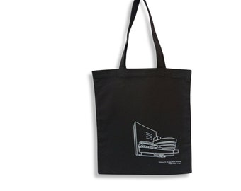 Architecture handmade tote bag Guggenheim New York