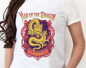 Chinese New Year 2024 Shirt, Year of the Dragon Shirt, Dragon Shirt, 2024 Shirt, Chinese New Year Gift, Chinese New Year, Dragon