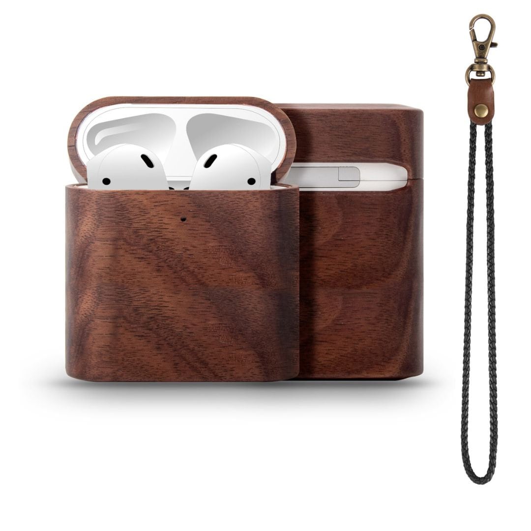 Wood AirPod Case for Airpods Pro 1 2 3 Generation Maple Wood Walnut
