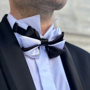 Handmade Silky Bow Tie with Unique Design. Meticulously Hot Couture Bow Tie for Men. Exceptional Design Bow Tie. Gifts  for Boho Wedding.