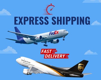 Express Shipping with Fedex and Ups Express to Worldwide.