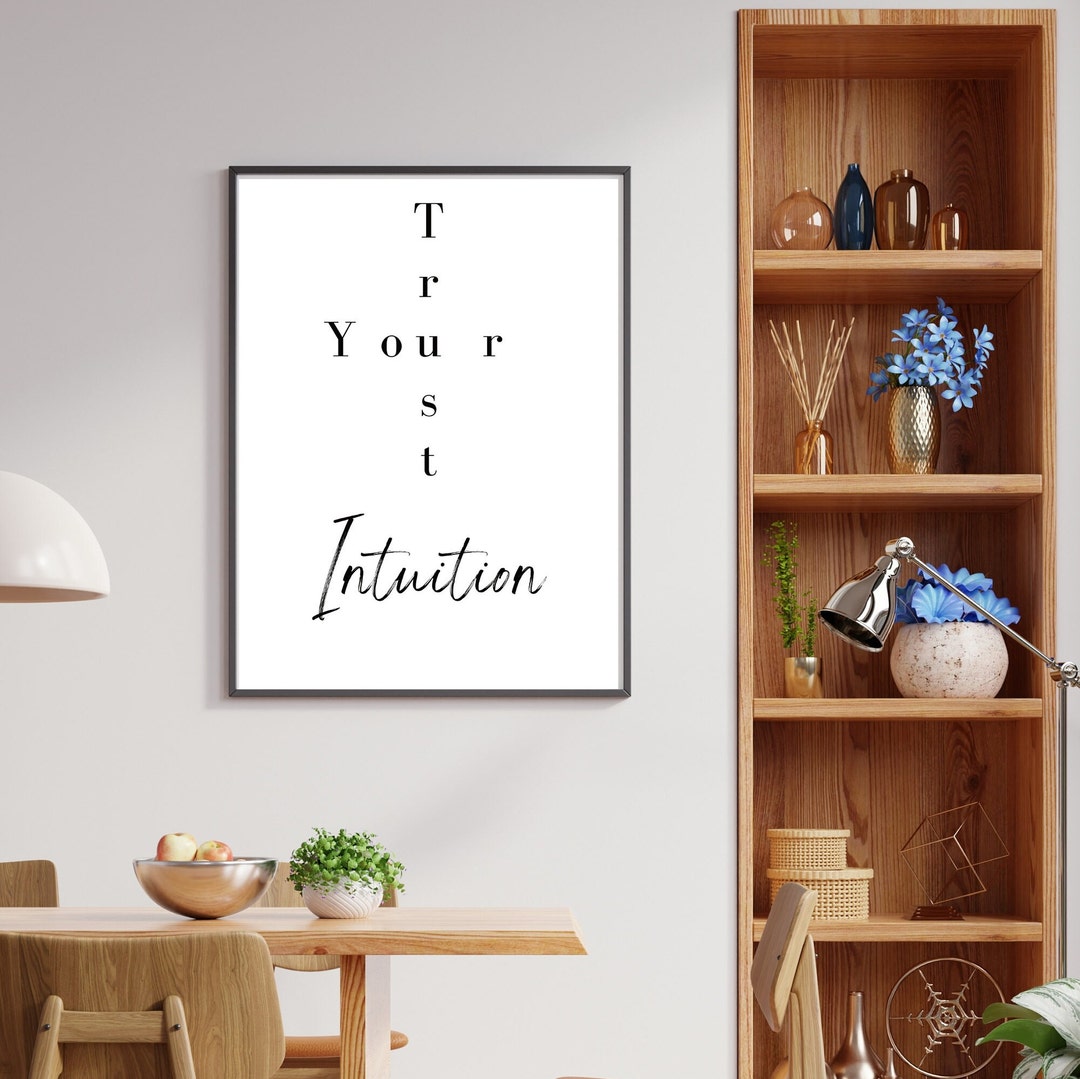 Inspiring Quotes Wall Hanging, Motivational Words, Keep Going, Trust