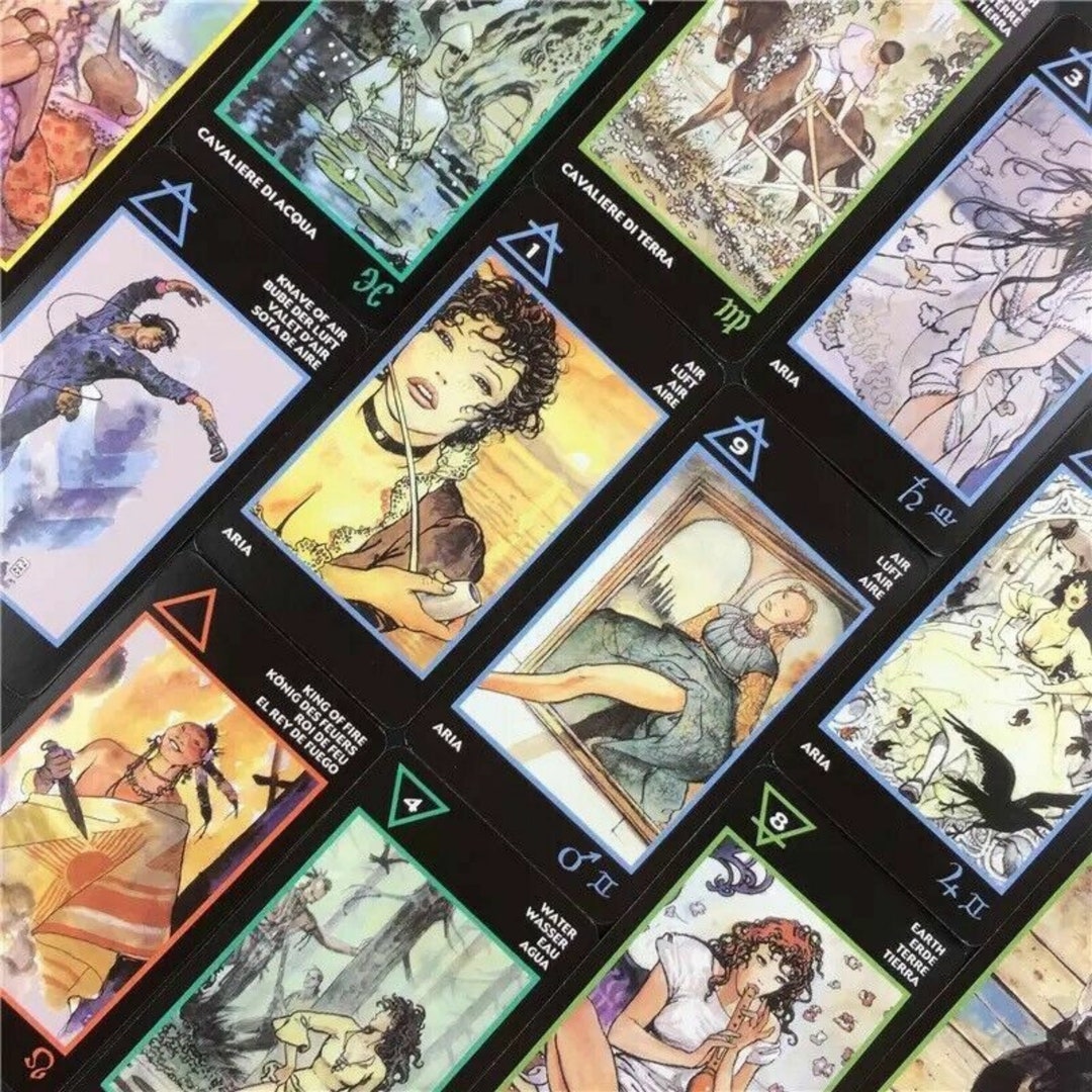 Manara Tarot 78 Card Tarot Deck Divination Intuition Etsy