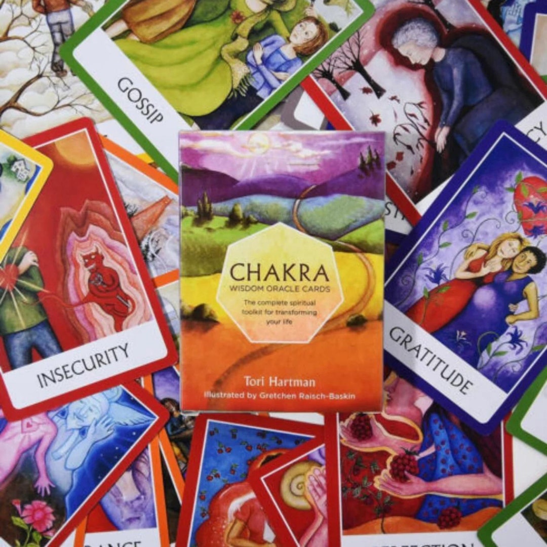 Chakra Wisdom Oracle 49 Card Oracle Deck Divination, Intuition, Future ...
