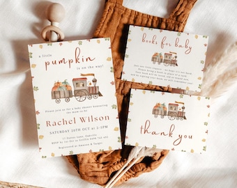 Fall Baby Shower Invitation, Little Pumpkin Baby Shower Invite, Thanksgiving Baby Shower, Autumn Baby Shower, Gender Neutral Baby Invite