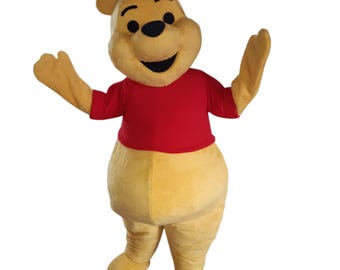 Winnie Pooh Bear Adult Party Mascot Costume