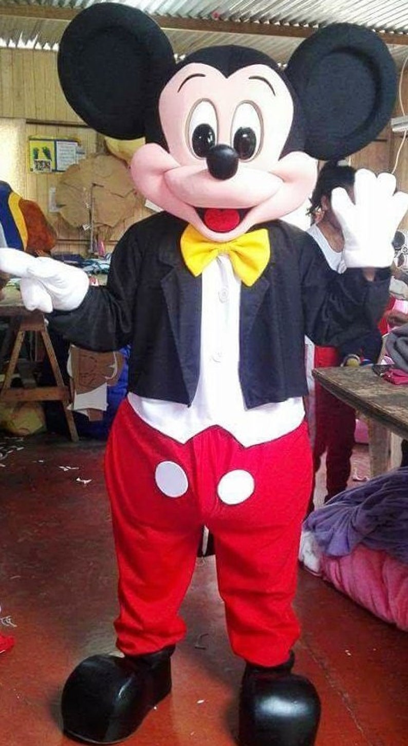 Mickey Mouse Adult Party Mascot Costume - Etsy
