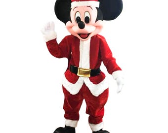 Christmas Mickey Mouse Adult Party Mascot Costume