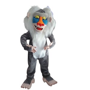 Mandrill Adult Party Mascot Costume