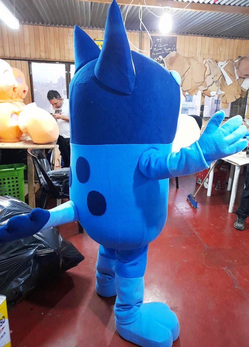 Blue Dog Adult Party Mascot Costume