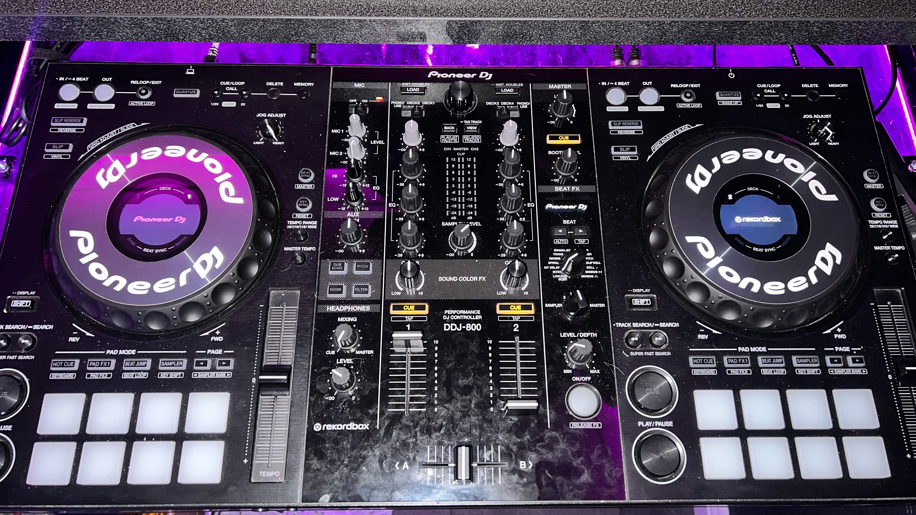 Pioneer DJ DDJ 800 400 FLX10 DDJ 1000 Full Size Jog Wheel Decal