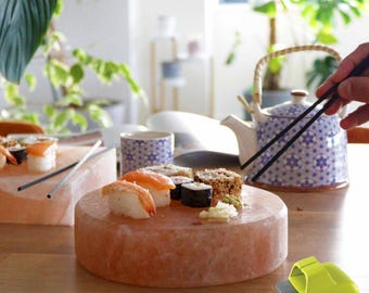 Himalayan Salt Cooking Plate | Natural Himalayan Salt Block for Grilling, BBQ | Himalayan Pink Salt BBQ Plate | Himalayan Salt Block