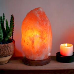 Himalayan Salt Lamp | Salt Lamp | Natural Air Purifier Lamp | Calming Salt Lamp | Table Lamp | Home Decor Lamp | Natural Crystal Rock Lamp