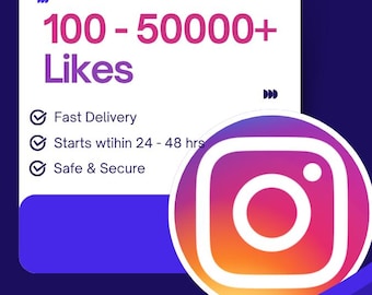 Instagram-likes voor je bericht | Betrokkenheid vergroten | Begint binnen 24-48 uur