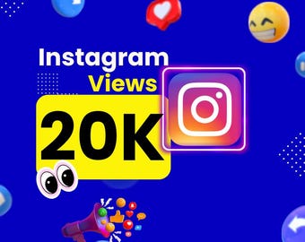 20K Instagram Views Boost | Reels Views Growth Service | 20000 Insta Video Views Organic Promotion | Social Media Marketing