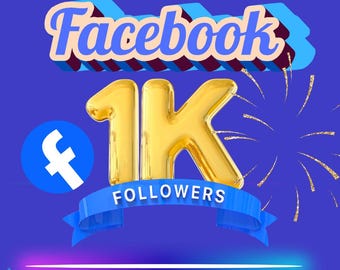 1000 obserwujących na Facebooku | Stały wzrost i brak spadku | Organiczny wzrost | Marketing w mediach społecznościowych | Usługa wzrostu liczby obserwujących na Facebooku do 1000