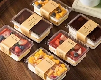 Transparent Cake Boxes for Cakes, Cookies and Pastries | PVC Dessert Container Perfect for Gifts and Parties 0004