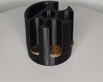 Euro Münzhalter für Auto Getränkehalter. 3D-gedruckt aus UV-beständigem ASA