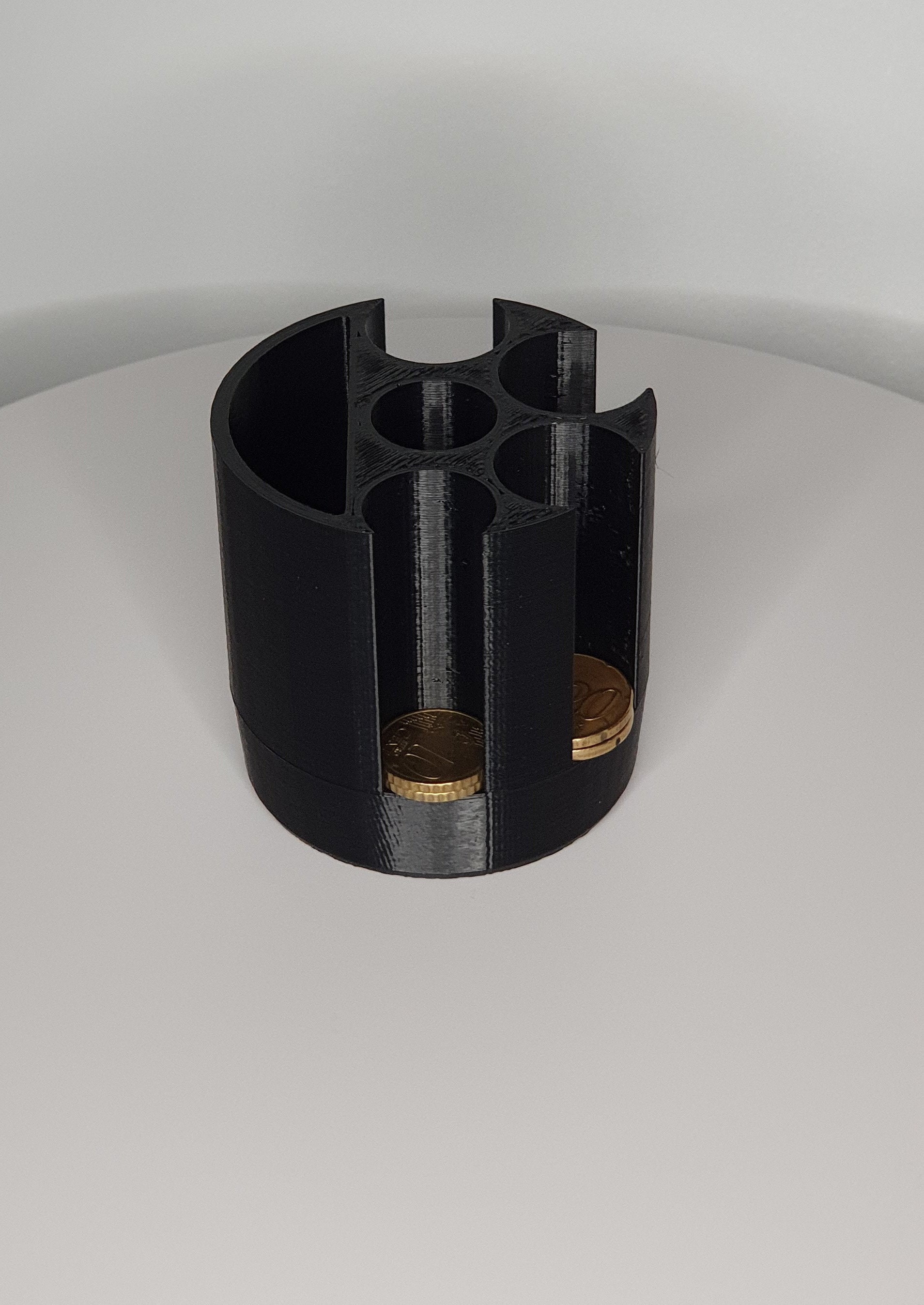 Euro Coin Stacker / Holder for Car Cup Holder. 3D Printed From Uv ...