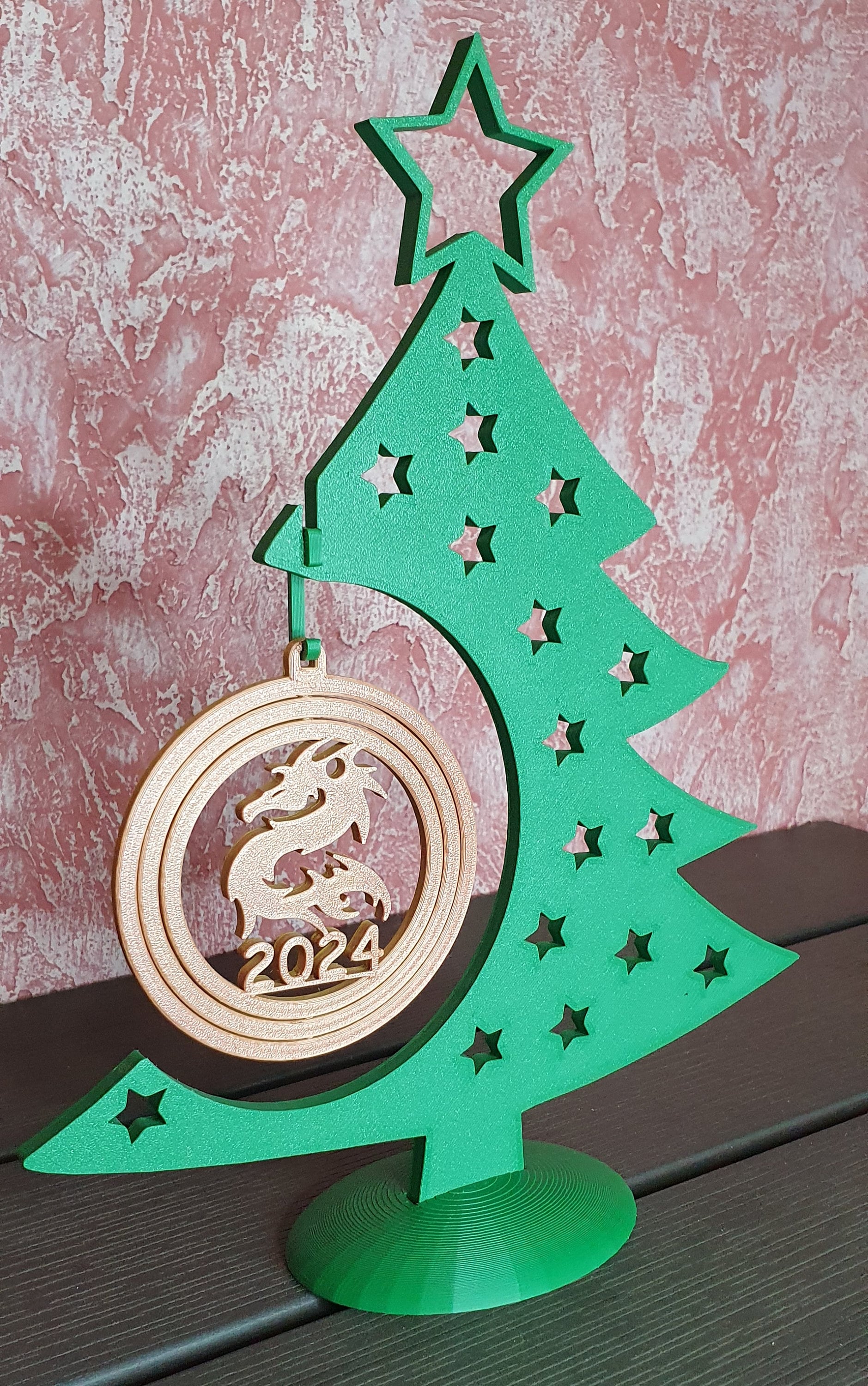 Christmas Tree With Dragon 2024 Decor Great Christmas Gift. Etsy